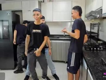 voyeurism_guys — Shhh... my friends are here... will you help me corrupt them? Join in and be part of the fun. - Goal: All crazy naked and fucking [9772 tokens left] #bigcock #latino #gay #cum #orgy