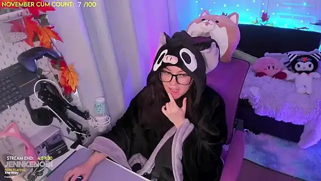 StripChat JennKenobi is Freechat JennKenobi — warm me up