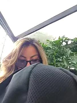 Karen_San_Miguel — Tits outside on the street + spit tits 