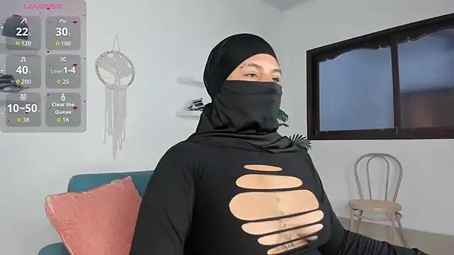 StripChat zali_mahamed is Freechat zali_mahamed — Handjob + spit